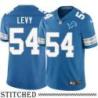 Detroit Lions #54 DeAndre Levy Blue Home Jersey