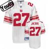 Bradon Jacobs Youth Football Jersey -#27 NY-G Youth Jersey(White)