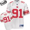 Justin Tuck Youth Football Jersey -#91 NY-G Youth Jersey(White)