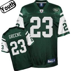 Shonn Greene Youth Football Jersey -#23 NY-J Youth Jersey(Green)