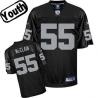 Rolando McClain Youth Football Jersey -#55 Oakland Youth Jersey(Black)