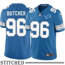 Detroit Lions #96 Paul Butcher Blue Home Jersey