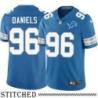 Detroit Lions #96 Mike Daniels Blue Home Jersey