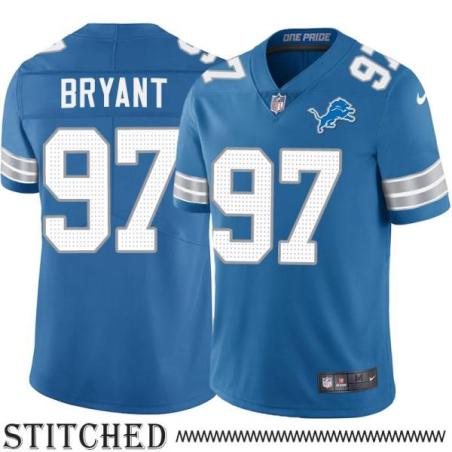 Detroit Lions #97 Armonty Bryant Blue Home Jersey