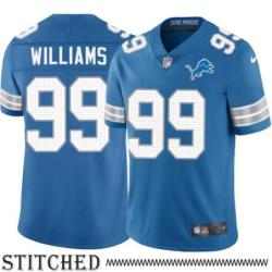 Detroit Lions #99 Brian Williams Blue Home Jersey