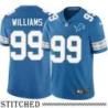 Detroit Lions #99 Brian Williams Blue Home Jersey