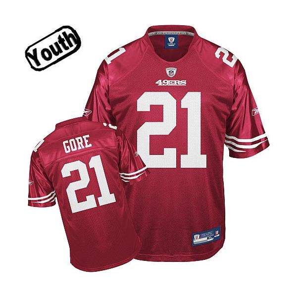 frank gore youth jersey
