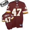 Chris Cooley Youth Football Jersey -#47 Washington Youth Jersey(Red)