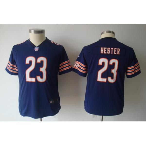 [NEW] Devin Hester Youth Football Jersey -#23 Chicago Youth Jerseys (Blue)