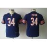 [NEW] Walter Payton Youth Football Jersey -#34 Chicago Youth Jerseys (Blue)