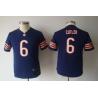 [NEW] Jay Cutler Youth Football Jersey -#6 Chicago Youth Jerseys (Blue)