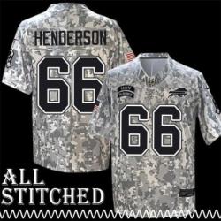 Seantrel Henderson Jersey Buffalo Bills #66 2024 Salute to Service Camo