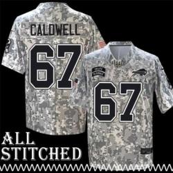 Darryl Caldwell Jersey Buffalo Bills #67 2024 Salute to Service Camo