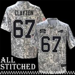 Travis Clayton Jersey Buffalo Bills #67 2024 Salute to Service Camo