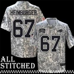 Craig Heimburger Jersey Buffalo Bills #67 2024 Salute to Service Camo