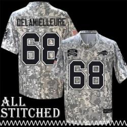 Joe DeLamielleure Jersey Buffalo Bills #68 2024 Salute to Service Camo