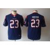 [NEW] Arian Foster Youth Football Jersey -#23 Houston Youth Jerseys (Blue)