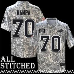 Bob Kampa Jersey Buffalo Bills #70 2024 Salute to Service Camo