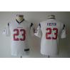 [NEW] Arian Foster Youth Football Jersey -#23 Houston Youth Jerseys (White)