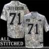 Quinton Jefferson Jersey Buffalo Bills #71 2024 Salute to Service Camo