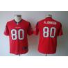 [NEW] Andre Johnson Youth Football Jersey -#80 Houston Youth Jerseys (Red)