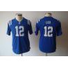 [NEW] Andrew Luck Youth Football Jersey -#12 Indianapolis Youth Jerseys (Blue)