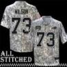 Karl Wilson Jersey Buffalo Bills #73 2024 Salute to Service Camo