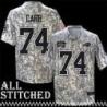 Levert Carr Jersey Buffalo Bills #74 2024 Salute to Service Camo