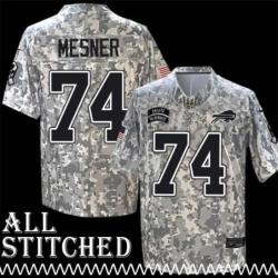 Bruce Mesner Jersey Buffalo Bills #74 2024 Salute to Service Camo