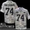 Ryan Van Demark Jersey Buffalo Bills #74 2024 Salute to Service Camo