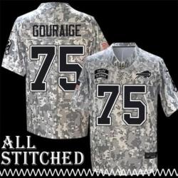 Richard Gouraige Jersey Buffalo Bills #75 2024 Salute to Service Camo