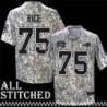 Ken Rice Jersey Buffalo Bills #75 2024 Salute to Service Camo