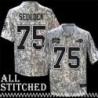 Robert Sedlock Jersey Buffalo Bills #75 2024 Salute to Service Camo