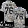 Steve Hoyem Jersey Buffalo Bills #76 2024 Salute to Service Camo