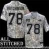 Scott Hutchinson Jersey Buffalo Bills #78 2024 Salute to Service Camo