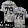 Dylan McFarland Jersey Buffalo Bills #79 2024 Salute to Service Camo