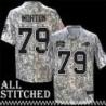 Greg Morton Jersey Buffalo Bills #79 2024 Salute to Service Camo