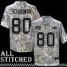 Derek Schouman Jersey Buffalo Bills #80 2024 Salute to Service Camo