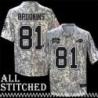 Mitchell Brookins Jersey Buffalo Bills #81 2024 Salute to Service Camo