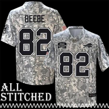 Don Beebe Jersey Buffalo Bills #82 2024 Salute to Service Camo