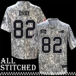 Jim Dray Jersey Buffalo Bills #82 2024 Salute to Service Camo