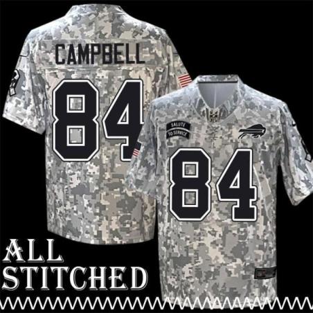 Mark Campbell Jersey Buffalo Bills #84 2024 Salute to Service Camo