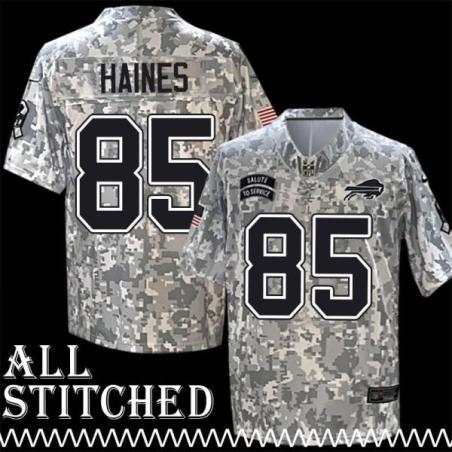 Kris Haines Jersey Buffalo Bills #85 2024 Salute to Service Camo