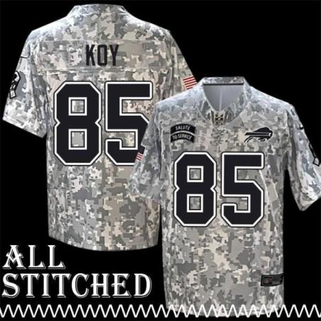 Ted Koy Jersey Buffalo Bills #85 2024 Salute to Service Camo