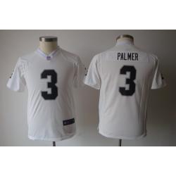 [NEW] Carson Palmer Youth Football Jersey -#3 Oakland Youth Jerseys (White)