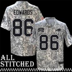 Emmett Edwards Jersey Buffalo Bills #86 2024 Salute to Service Camo