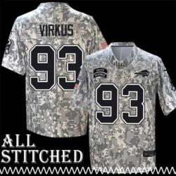 Jamaal Westerman Jersey Buffalo Bills #93 2024 Salute to Service Camo