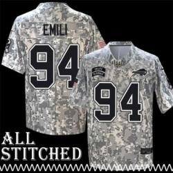 Rickey Hatley Jersey Buffalo Bills #94 2024 Salute to Service Camo