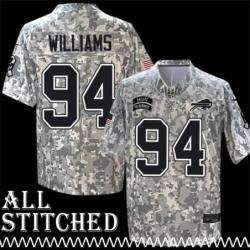 Billy Witt Jersey Buffalo Bills #94 2024 Salute to Service Camo