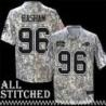 Dan Brandenburg Jersey Buffalo Bills #96 2024 Salute to Service Camo